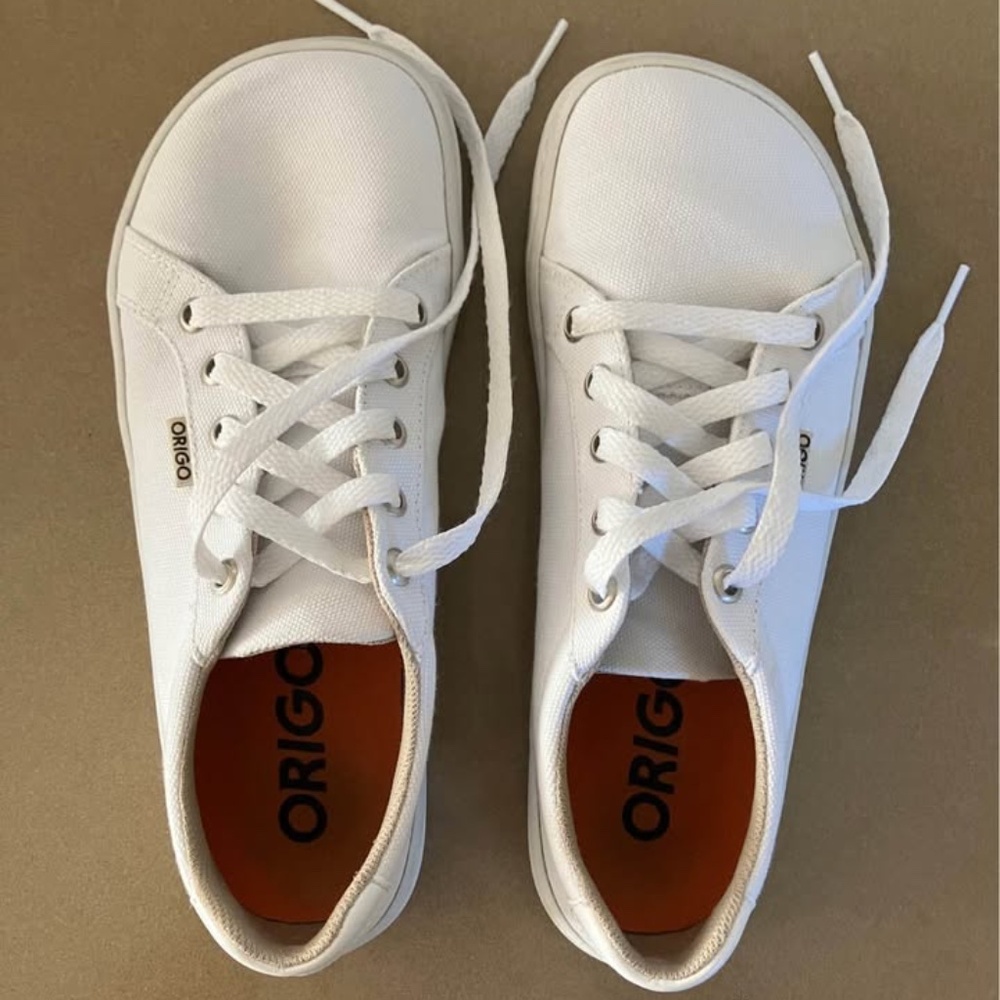 Women's White Canvas Sneakers